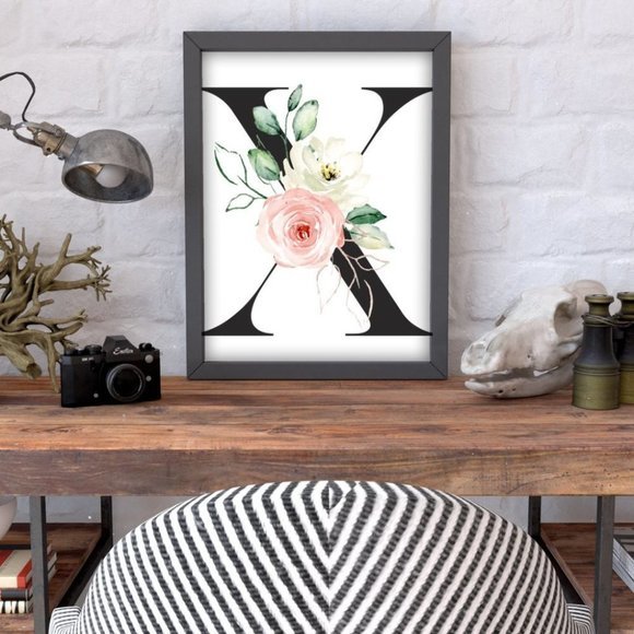 Monogram lettler  wall art‎ - Picture 2 of 5